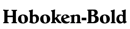 Hoboken-Bold Font Image