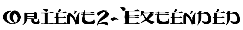 Orient2-Extended Font Image