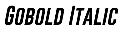 Gobold Italic