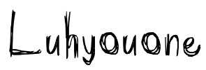 Luhyouone Font Image
