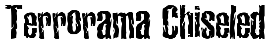 Terrorama Chiseled Font Image