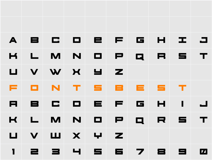 Future Forces Title Character Map