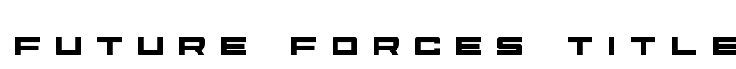 Future Forces Title