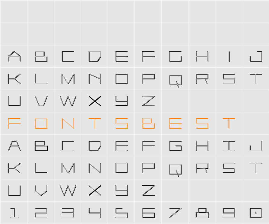 Player 1 Up 3D Character Map