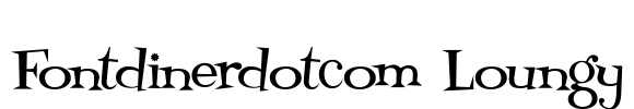 Fontdinerdotcom Loungy Font Image