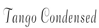 Tango Condensed Font Image