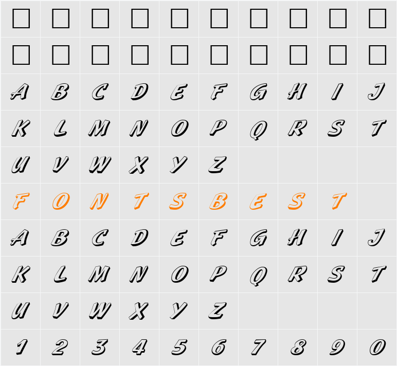 Gecko Character Map