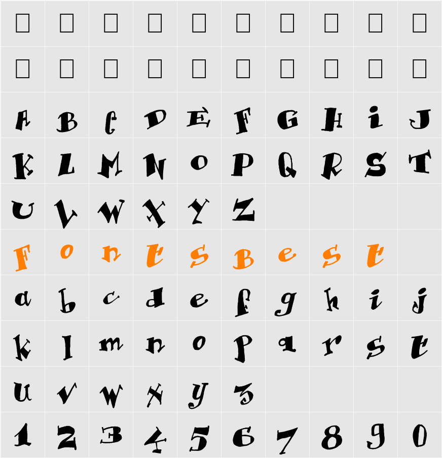 Krazy Character Map