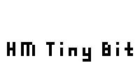 HM Tiny Bit Font Image