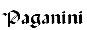 Paganini Font Image