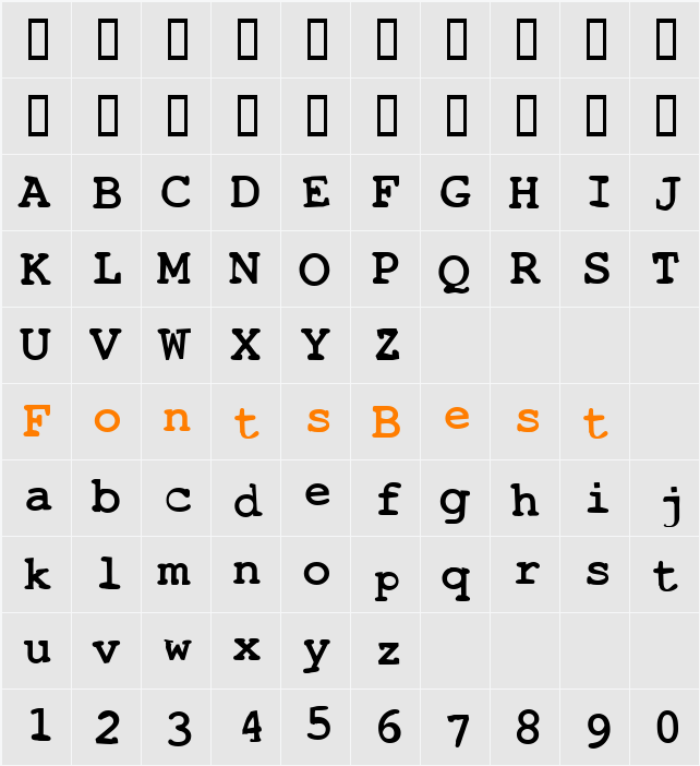Toxica Character Map