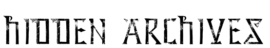 Hidden Archives Font Image