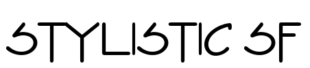 Stylistic SF Font Image