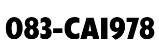083-CAI978 Font Image