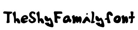 TheShyFamilyfont