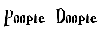 Poopie Doopie Font Image