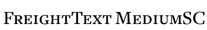 FreightText MediumSC