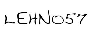 LEHN057 Font Image