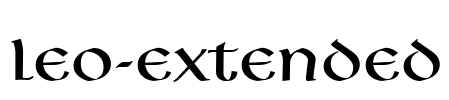 Leo-Extended Font Image