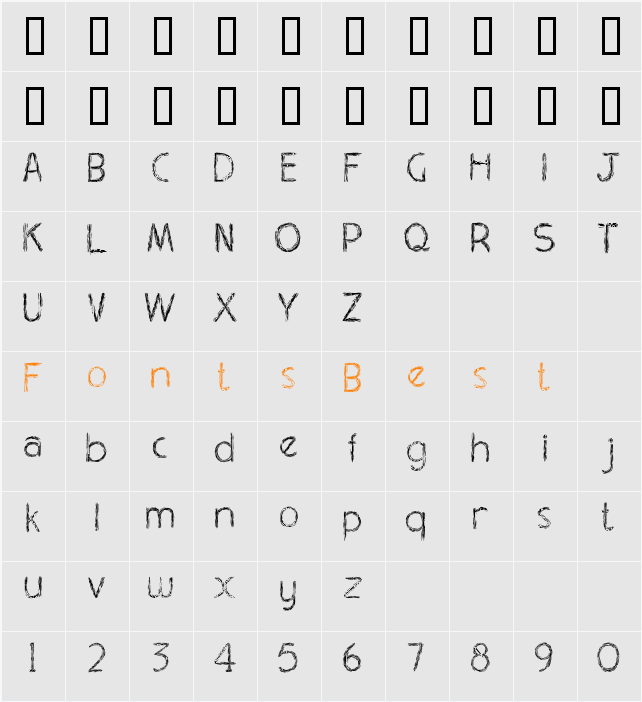 JI-Savate Character Map