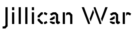 Jillican War Font Image