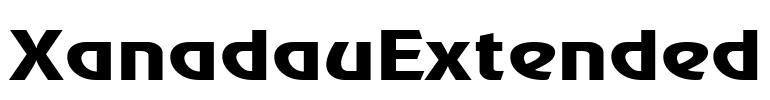XanadauExtended Font Image