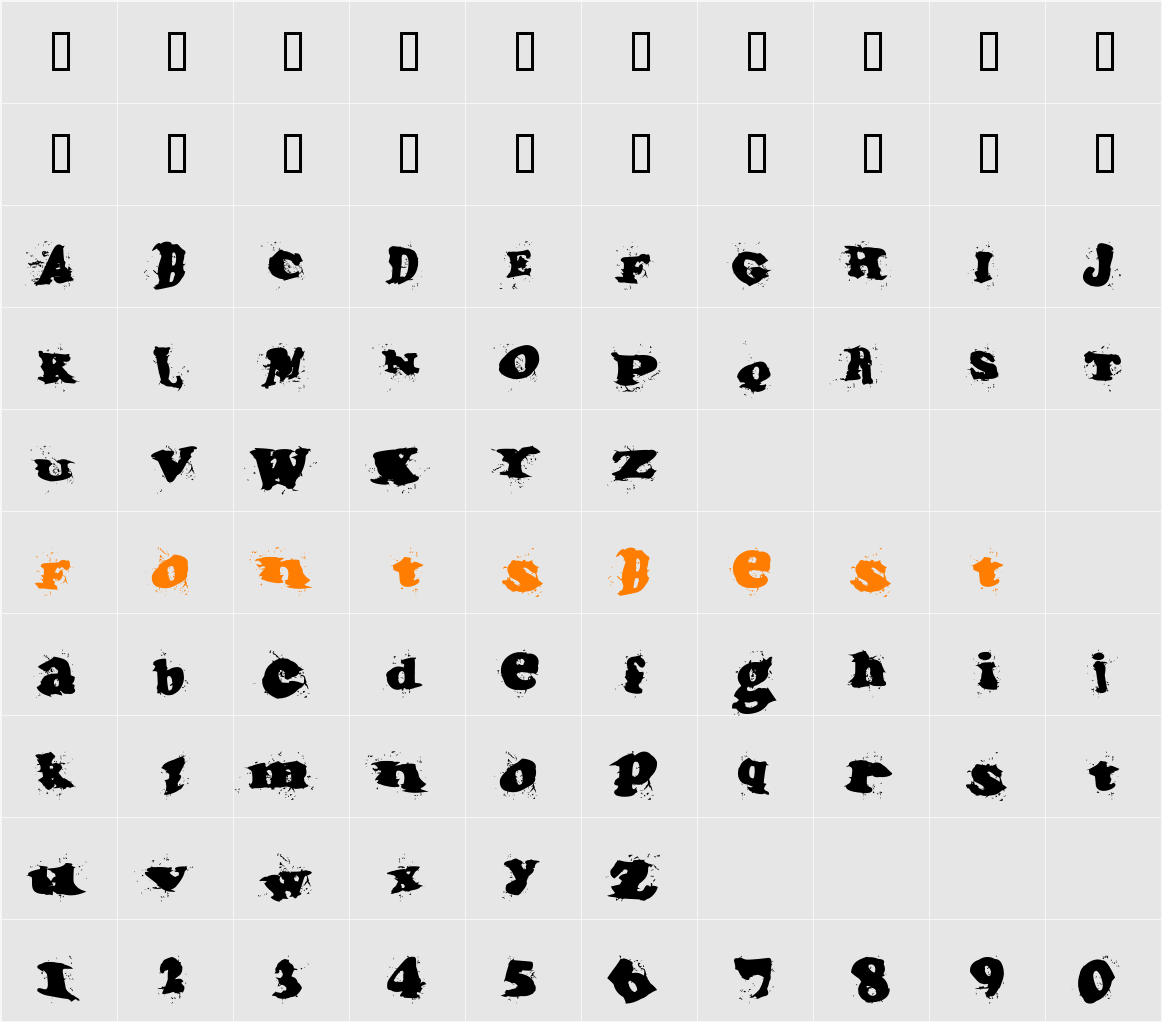 IncantationTwo Character Map
