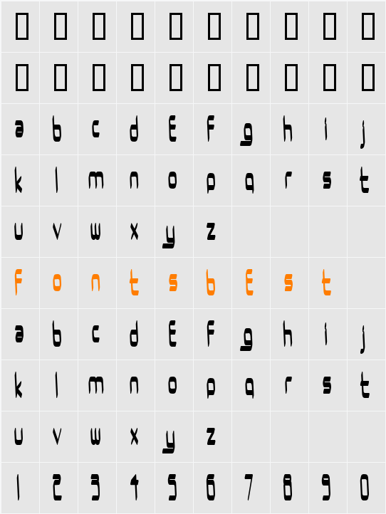UrUrMa Character Map