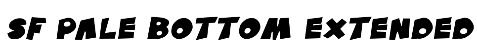 SF Pale Bottom Extended Font Image