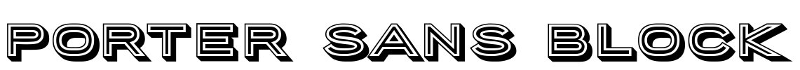 Porter Sans Block