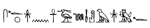 Yiroglyphics Font Image