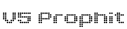 V5 Prophit Font Image