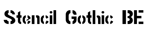 Stencil Gothic BE