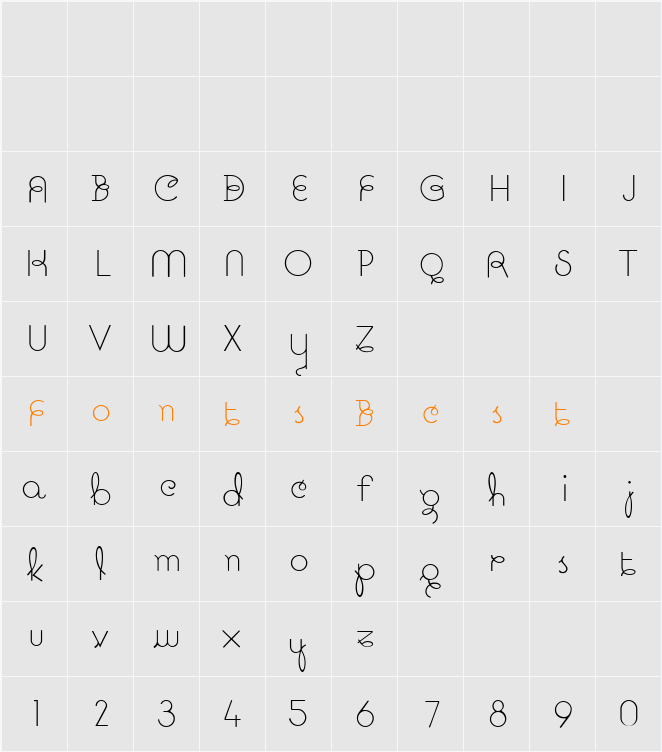 Pavadee Character Map