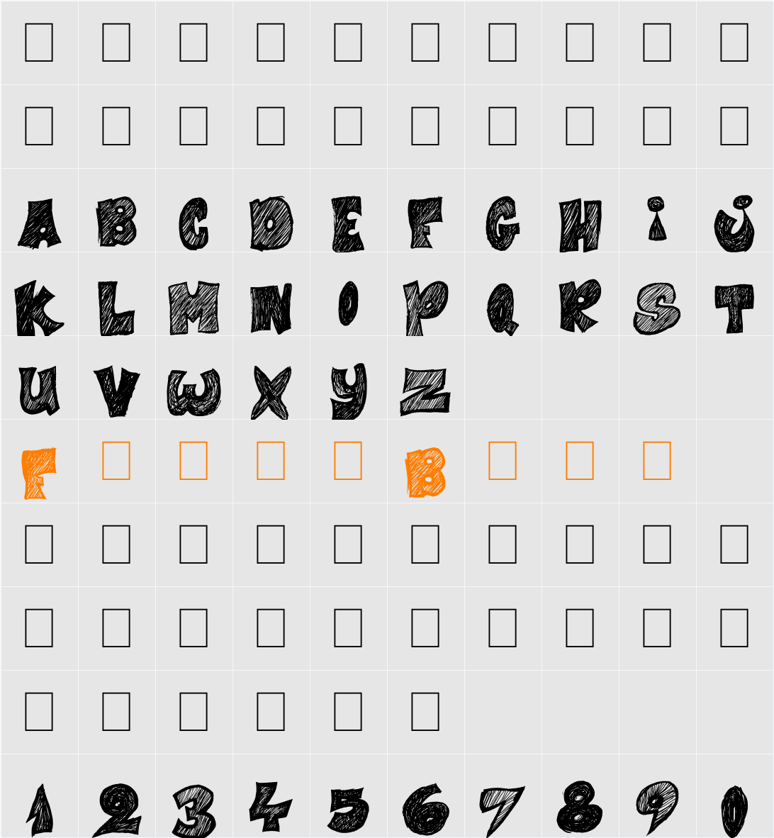 Half Price 4 You Character Map