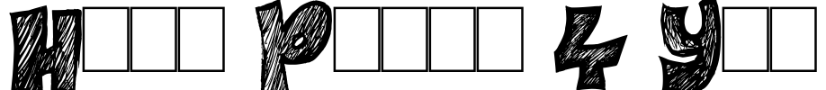 Half Price 4 You Font Image