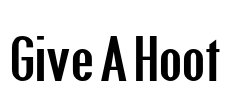Give A Hoot Font Image