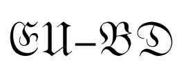 EU-BD Font Image