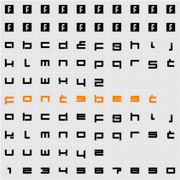 Proto LDR Character Map