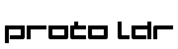 Proto LDR Font Image