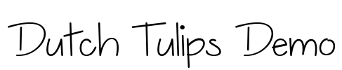 Dutch Tulips Demo