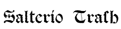 Salterio Trash Font Image