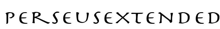 PerseusExtended Font Image