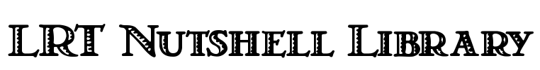 LRT Nutshell Library Font Image