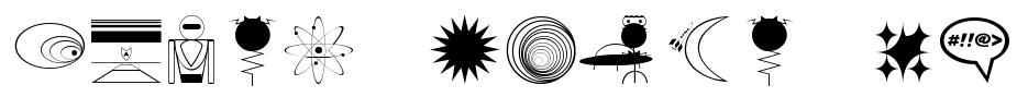 Outer Space JL Font Image