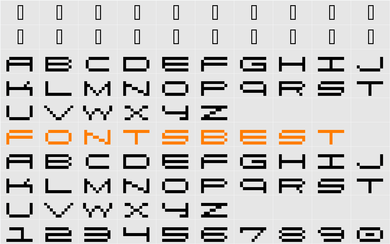 Exceed Character Map