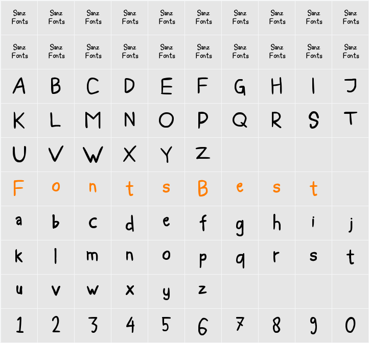 Blee Guys Character Map