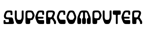 Supercomputer Font Image