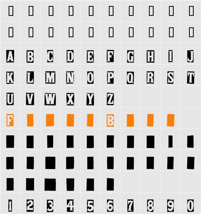 SpringfieldTablets Character Map