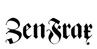 ZenFrax Font Image
